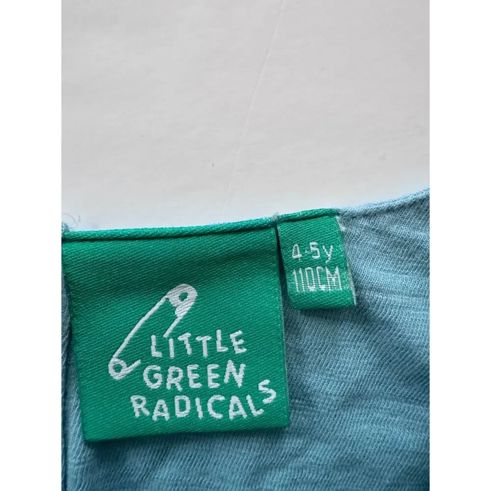 Little Green Radicals organic songbirds dress
